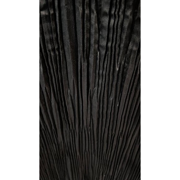 AllSaints V-Neck black pleaded Midi Length Dress size S - Picture 4 of 10
